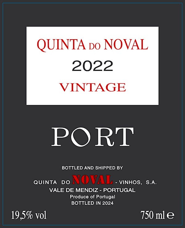 Label for Quinta do Noval